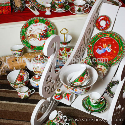 Fine New Bone China Christmas Ceramic Teapot Bulk                
                                    Quality Assured